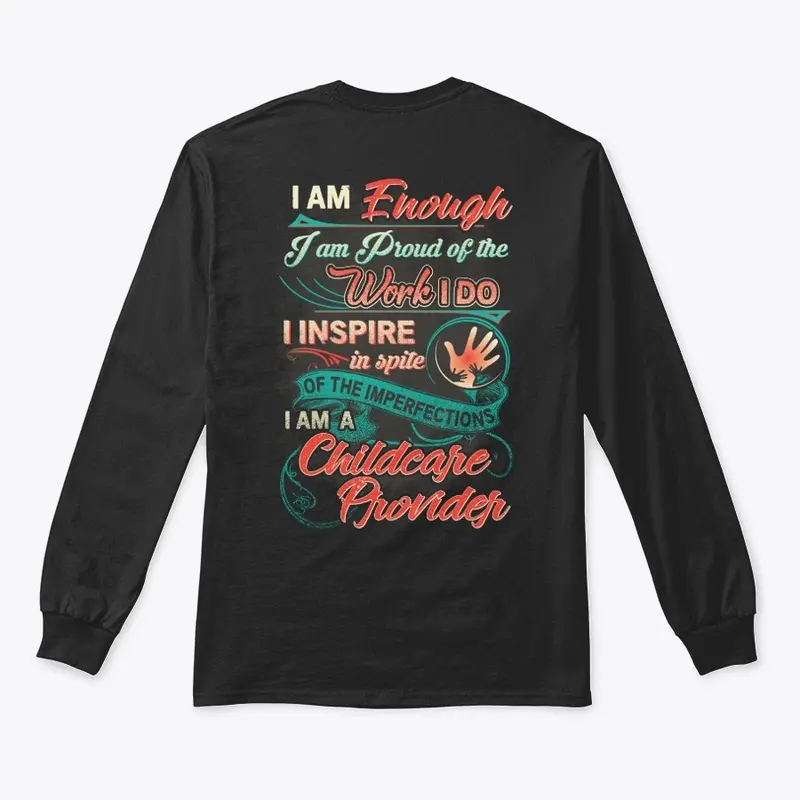 Child Care Provider Inspirational Shirt 