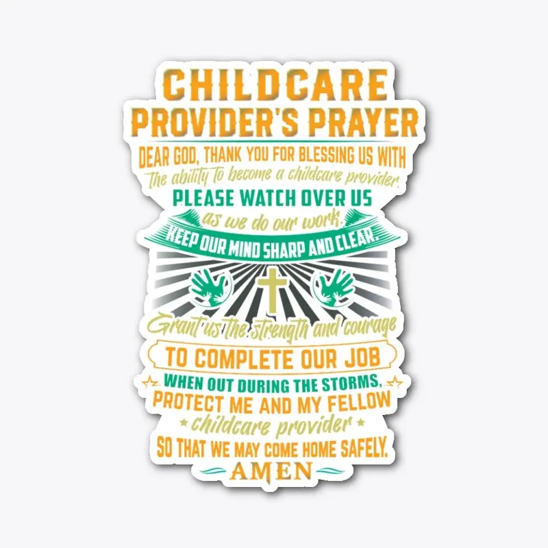 Childcare Provider's Prayer Hoodie 