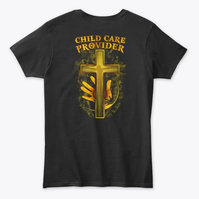 Child Care Provider Cross Hoodie